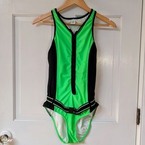Venus Scuba Green Belted Swimsuit